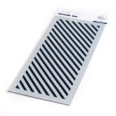 Slimline Diagonal Stripe Stencil